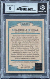 Shaquille O'Neal Signed 2000 Topps Heritage Arena #AAR1 Card Auto 10! BAS Slab 1