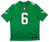 Eagles DeVonta Smith Authentic Signed Kelly Green Nike Game Jersey Fanatics