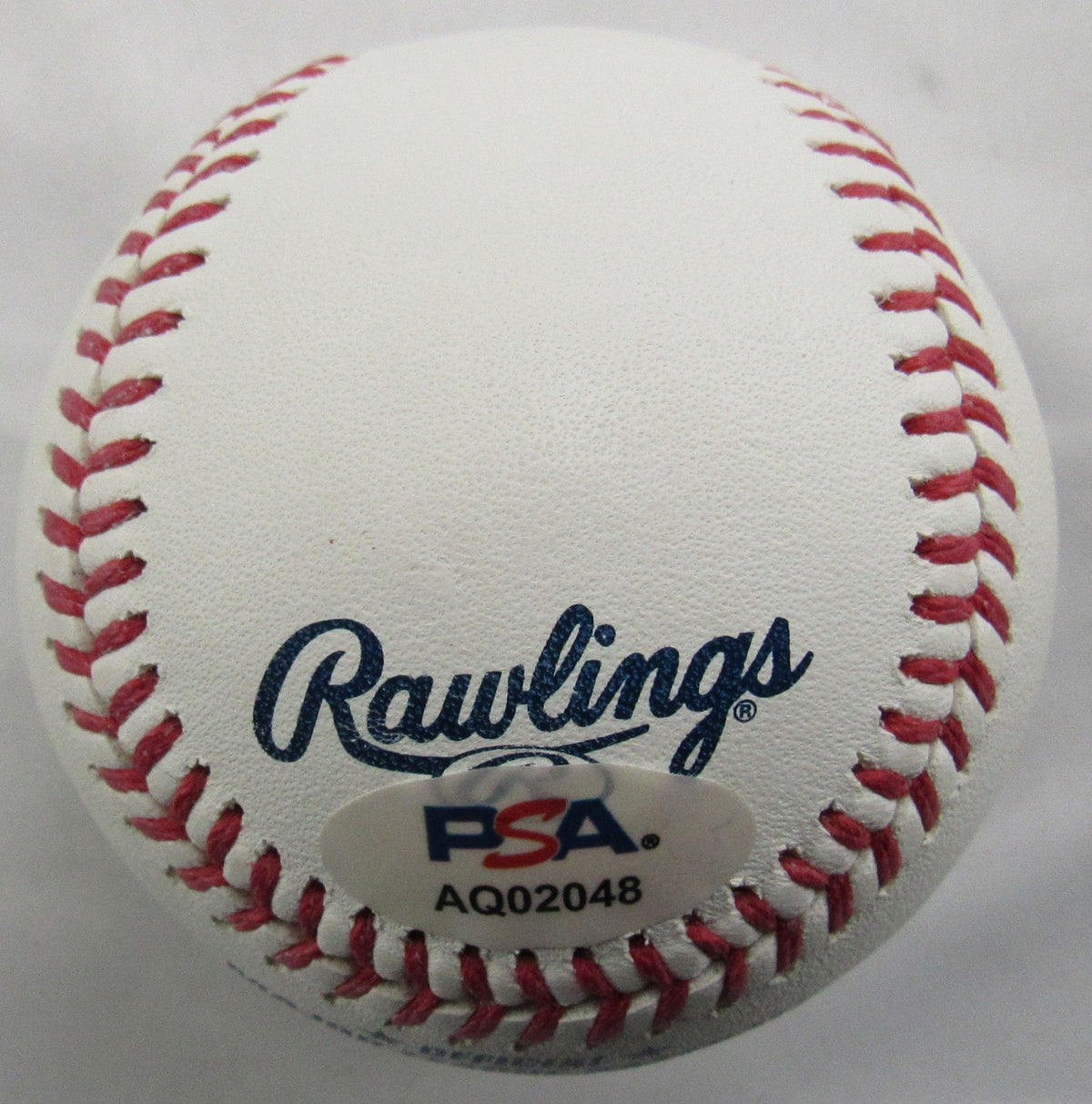 Mike Trout Signed Auto Rawlings Baseball PSA AQ02048