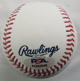 Mike Trout Signed Auto Rawlings Baseball PSA AQ02048