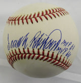 Frank Robinson Signed 2x MVP Auto Rawlings Baseball JSA EE09186