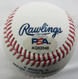 Mike Trout Signed Auto Rawlings Baseball PSA AQ02048