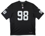 Raiders Maxx Crosby Authentic Signed Black Nike Game Jersey Autographed Fanatics