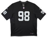 Raiders Maxx Crosby Authentic Signed Black Nike Game Jersey Autographed Fanatics