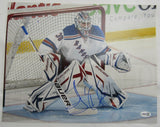 Henrik Lundqvist Signed Auto 11x14 Photo JSA CM07477