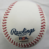 Ben Rice Signed Auto Rawlings Baseball PSA AQ02033