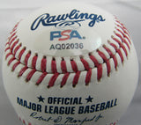 Cam Schlittler Signed Auto Rawlings Baseball PSA AQ02036