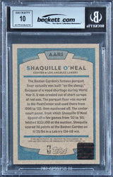Shaquille O'Neal Signed 2000 Topps Heritage Arena #AAR1 Card Auto 10! BAS Slab 2