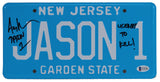 Ari Lehman Friday The 13th "License To Kill!" Signed License Plate BAS Witnessed