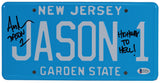 Ari Lehman Friday The 13th "Highway To Hell!" Signed License Plate BAS Witnessed