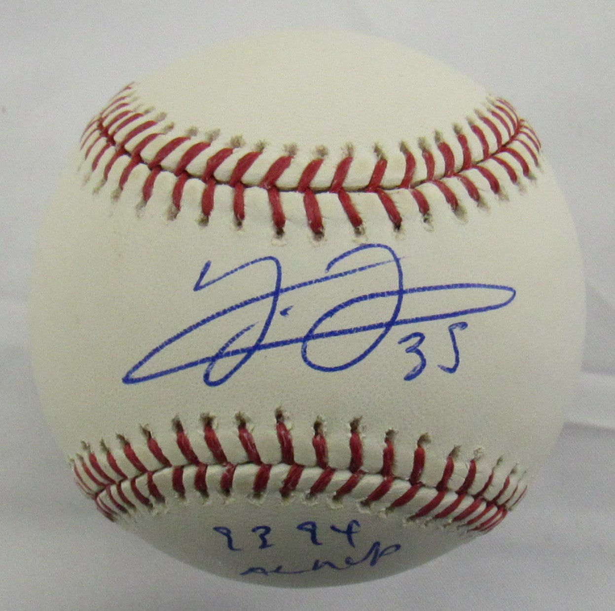 Frank Thomas 93/94 MVP Signed Auto Rawlings Baseball JSA W357416