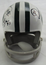 Wesley Walker Freeman McNeil Multi Signed Auto Jets Mini Helmet JSA CM07471