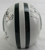 Wesley Walker Freeman McNeil Multi Signed Auto Jets Mini Helmet JSA CM07471