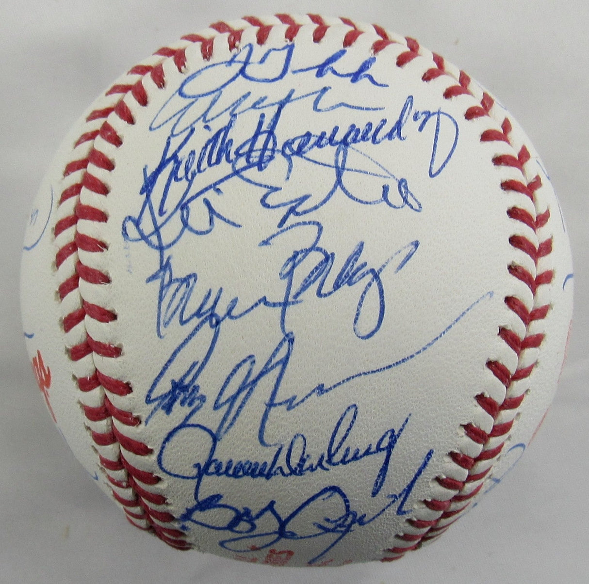 1986 World Series Champion New York Mets Signed Auto Rawlings 1986 World Series Baseball JSA ZZ10212