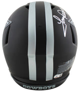Cowboys Tony Dorsett HOF 94 Signed Eclipse Full Size Speed Proline Helmet BAS W