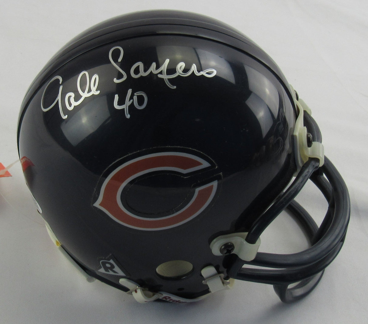 Gale Sayers Signed Auto Bears Mini Helmet JSA CM07480