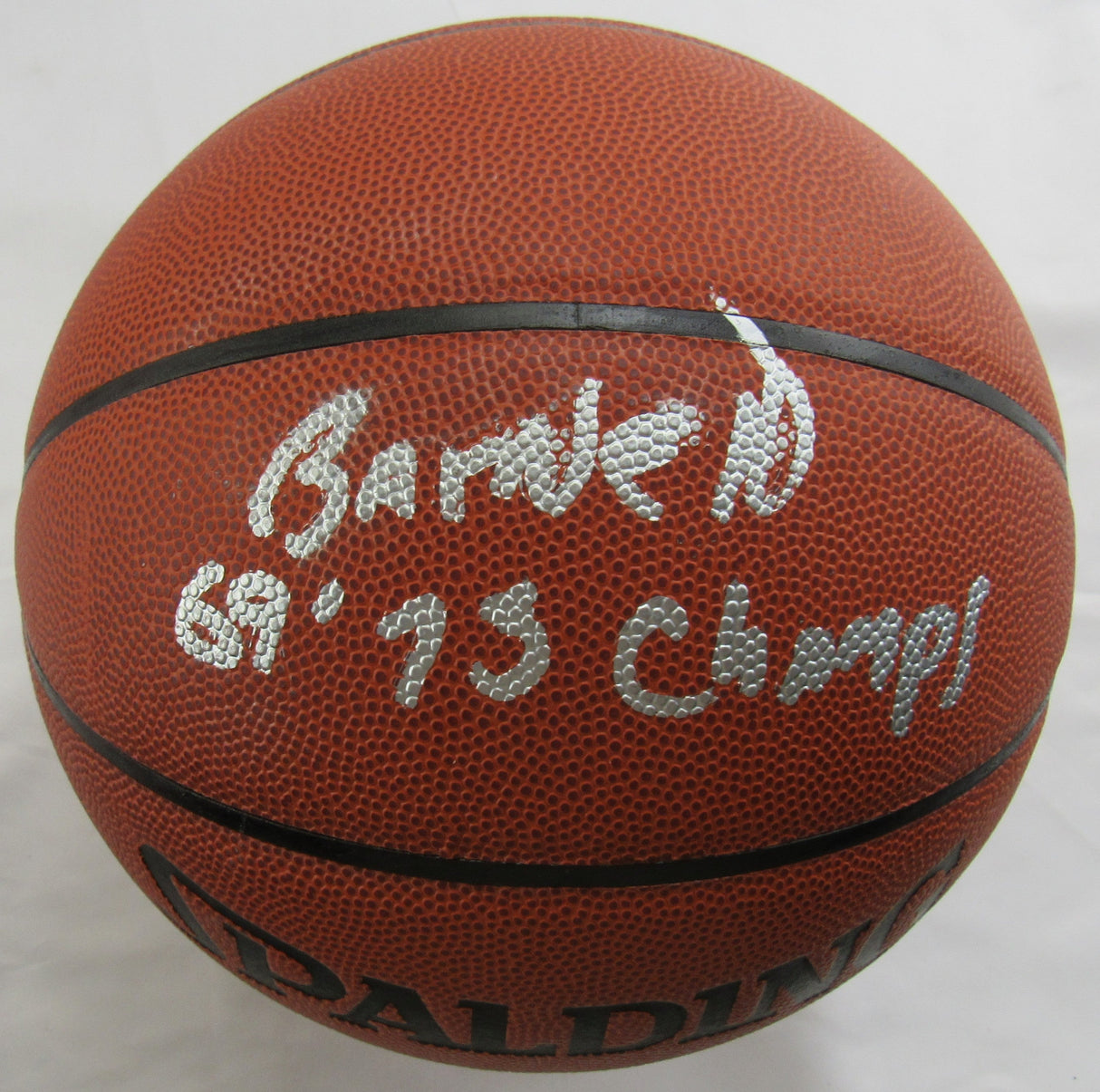 Dick Barnett Signed Auto Spalding Basketball JSA CM07457