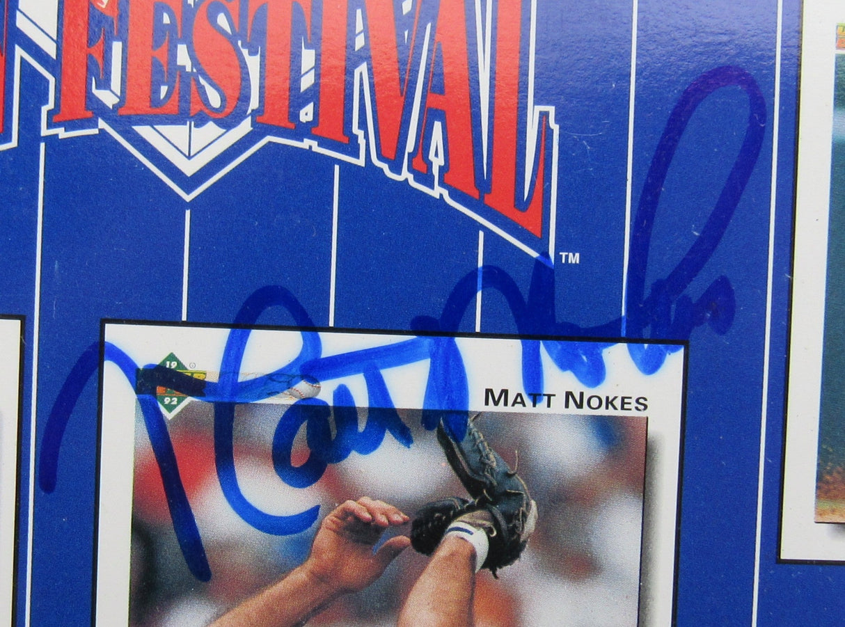 Bernie Williams Matt Nokes Pat Kelly Multi Signed 8x10 UDA Photo