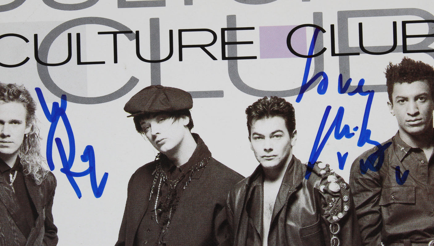 Mikey Craig & Roy Hay Culture Club Signed Move Away 45 Album Cover BAS #BG79200