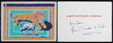 Paul McCartney Beatles Love From Linda + Kids Authentic Signed Card BAS #AA03802