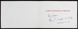 Paul McCartney Beatles Love From Linda + Kids Authentic Signed Card BAS #AA03802