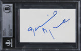 Gabriel Byrne The Usual Suspects Authentic Signed 3x5 Index Card BAS Slabbed 1