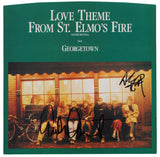 Emilio Estevez & Ally Sheedy Signed St. Elmo's Fire 45 RPM Album Cover BAS