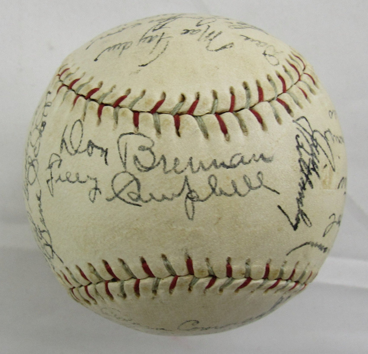 1935 Cincinnati Reds Team Signed Auto Rawlings Baseball JSA LOA Copy Z32303