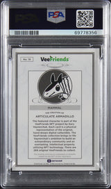 Gary Vaynerchuck Signed 2022 Peaceful Armadillo Diamond 1/1 #19 Card 10 PSA Slab