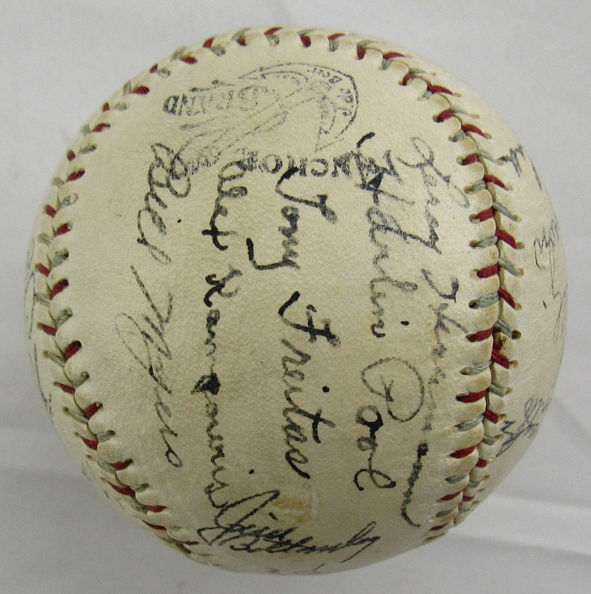 1935 Cincinnati Reds Team Signed Auto Rawlings Baseball JSA LOA Copy Z32303