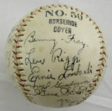 1935 Cincinnati Reds Team Signed Auto Rawlings Baseball JSA LOA Copy Z32303