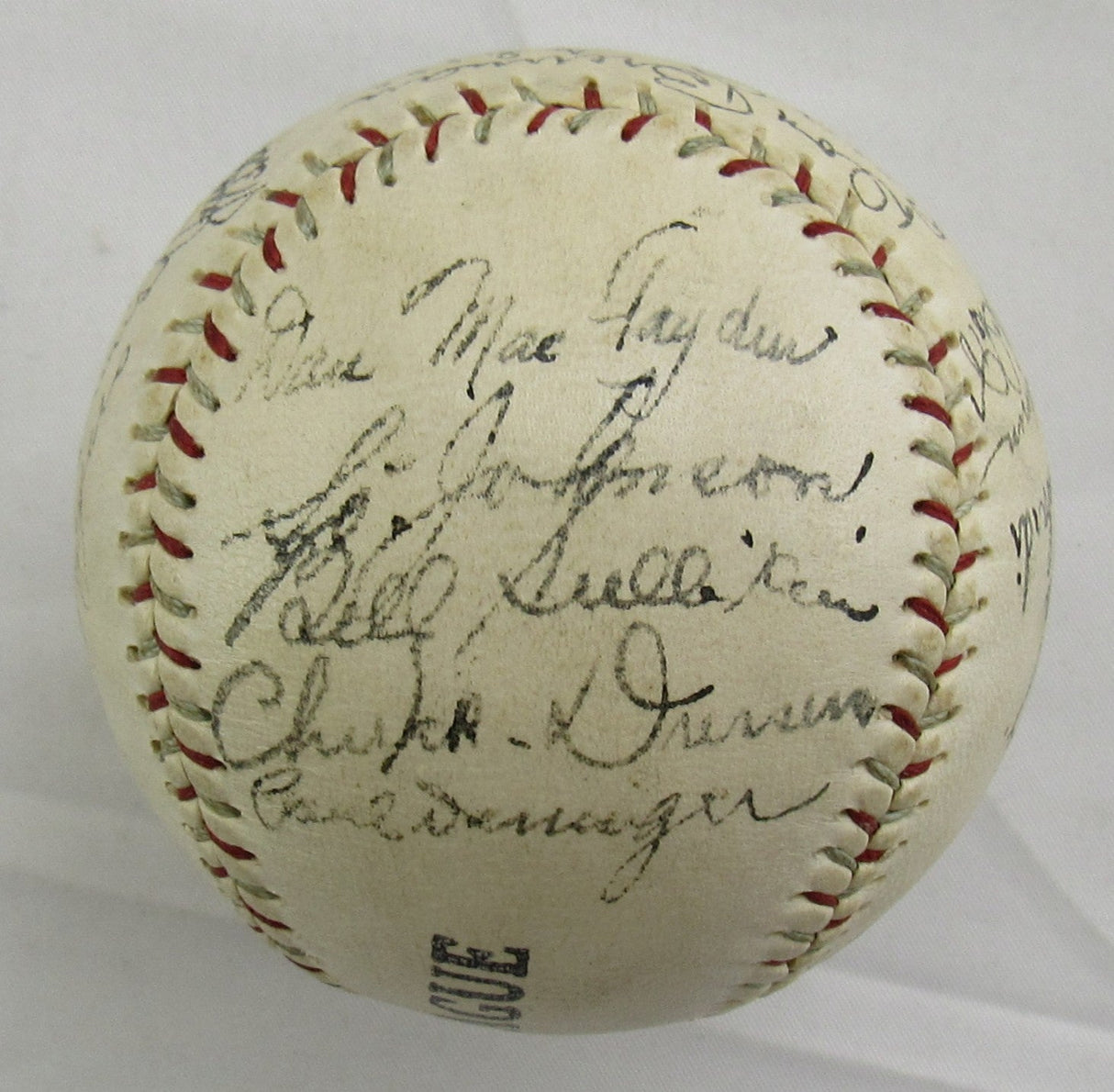 1935 Cincinnati Reds Team Signed Auto Rawlings Baseball JSA LOA Copy Z32303