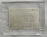 1957 Topps Signed Brooks Robinson Highland Mint Card - Silver 4.25oz