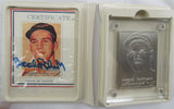 1957 Topps Signed Brooks Robinson Highland Mint Card - Silver 4.25oz
