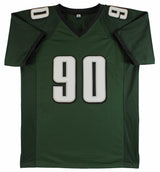 Jordan Davis Authentic Signed Green Pro Style Jersey Autographed JSA Witness