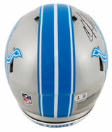 Lions Calvin Johnson Signed 2024 Full Size Speed Proline Helmet BAS Witnessed