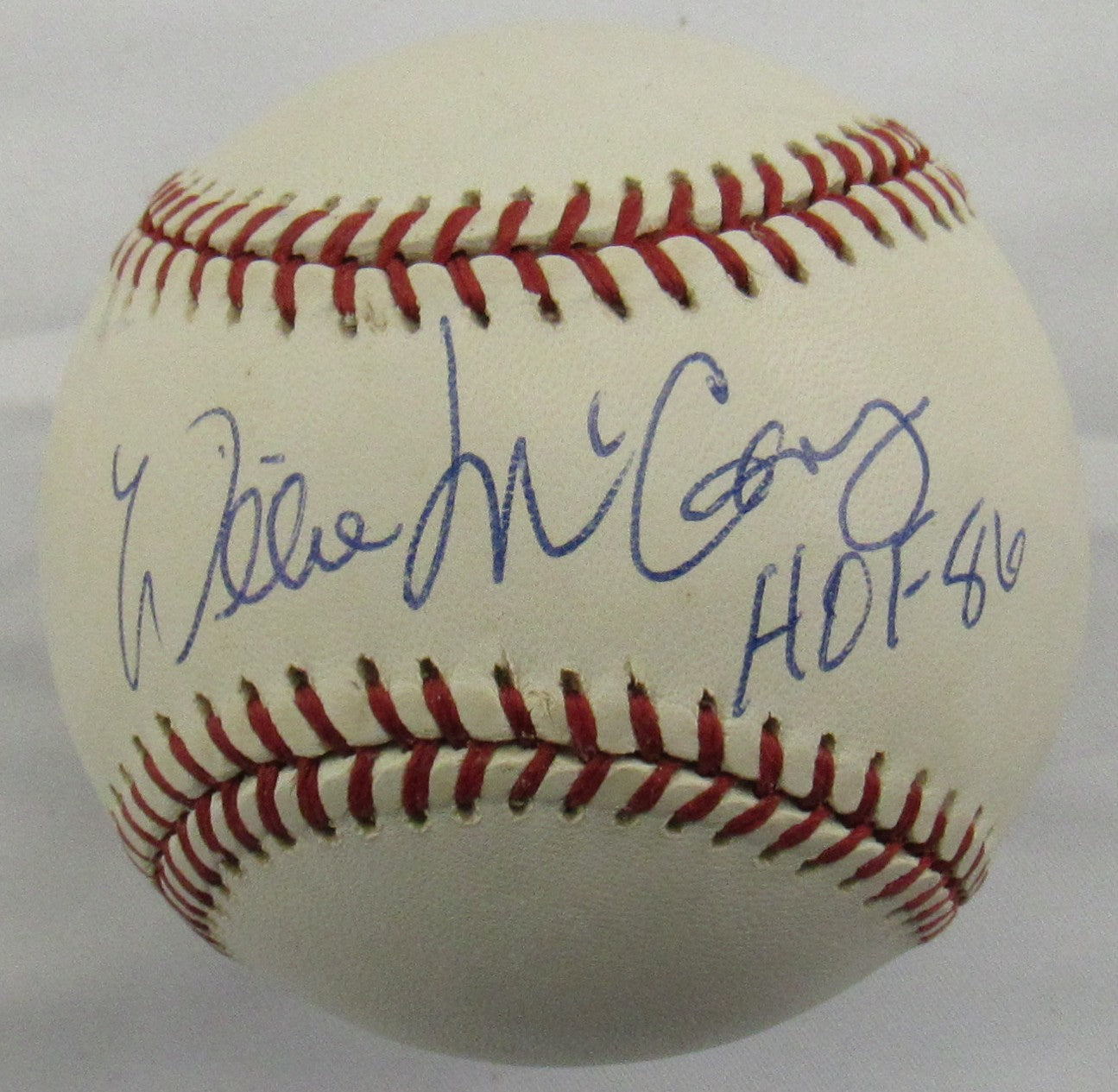Willie McCovey Signed HOF 86 Auto Baseball JSA GG51965