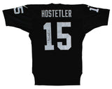 Raiders Jeff Hostetler Signed 1993 QB Challenge Worn Black Nike Jersey BAS