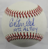 Carlton Fisk Signed 72 AL ROY Auto Baseball Fanatics B832896