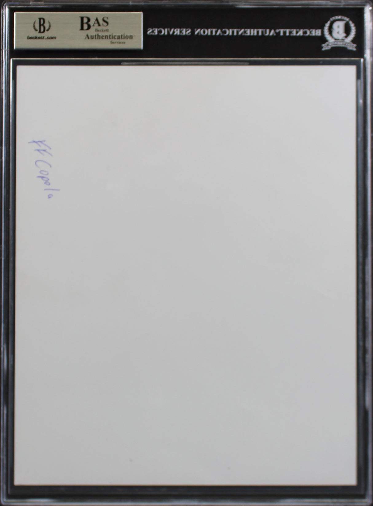 Francis Ford Coppola The Godfather Authentic Signed 8x10 Photo BAS Slabbed