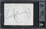 Roxy Music (4) Manzanera, Ferry, Thompson & Wetton Signed 3.35x4.5 Page BAS Slab