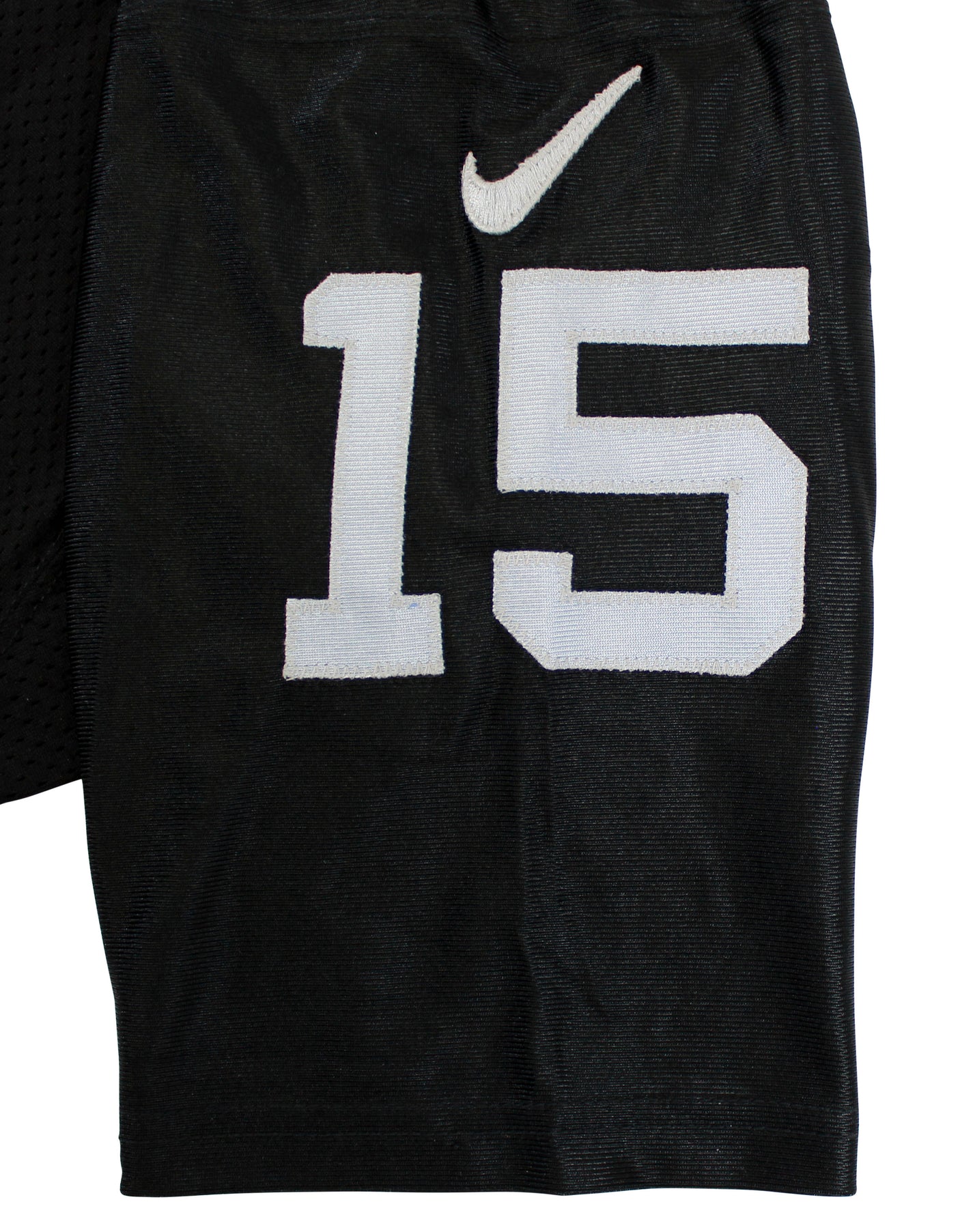 Raiders Jeff Hostetler Signed 1993 QB Challenge Worn Black Nike Jersey BAS