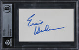 Ernie Hudson Ghostbusters Authentic Signed 3x5 Index Card BAS Slabbed 3
