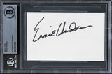 Ernie Hudson Ghostbusters Authentic Signed 3x5 Index Card BAS Slabbed 2