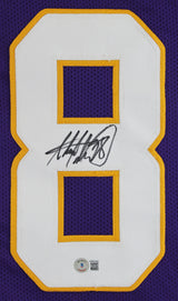 Adrian Peterson Authentic Signed Purple Pro Style Jersey Autographed BAS Witness