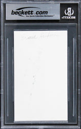 Ernie Hudson Ghostbusters Authentic Signed 3x5 Index Card BAS Slabbed 2