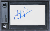 Haing S. Ngor The Killing Fields Authentic Signed 3x5 Index Card BAS Slabbed