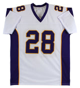 Adrian Peterson Authentic Signed White Pro Style Jersey Autographed BAS Witness