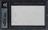 David Hyde Pierce Frasier "Best Wishes" Signed 3x5 Index Card BAS Slabbed