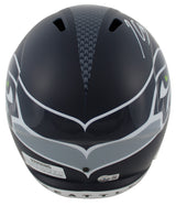 Seahawks Kenneth Walker III Signed Full Size Speed Rep Helmet BAS Witnessed